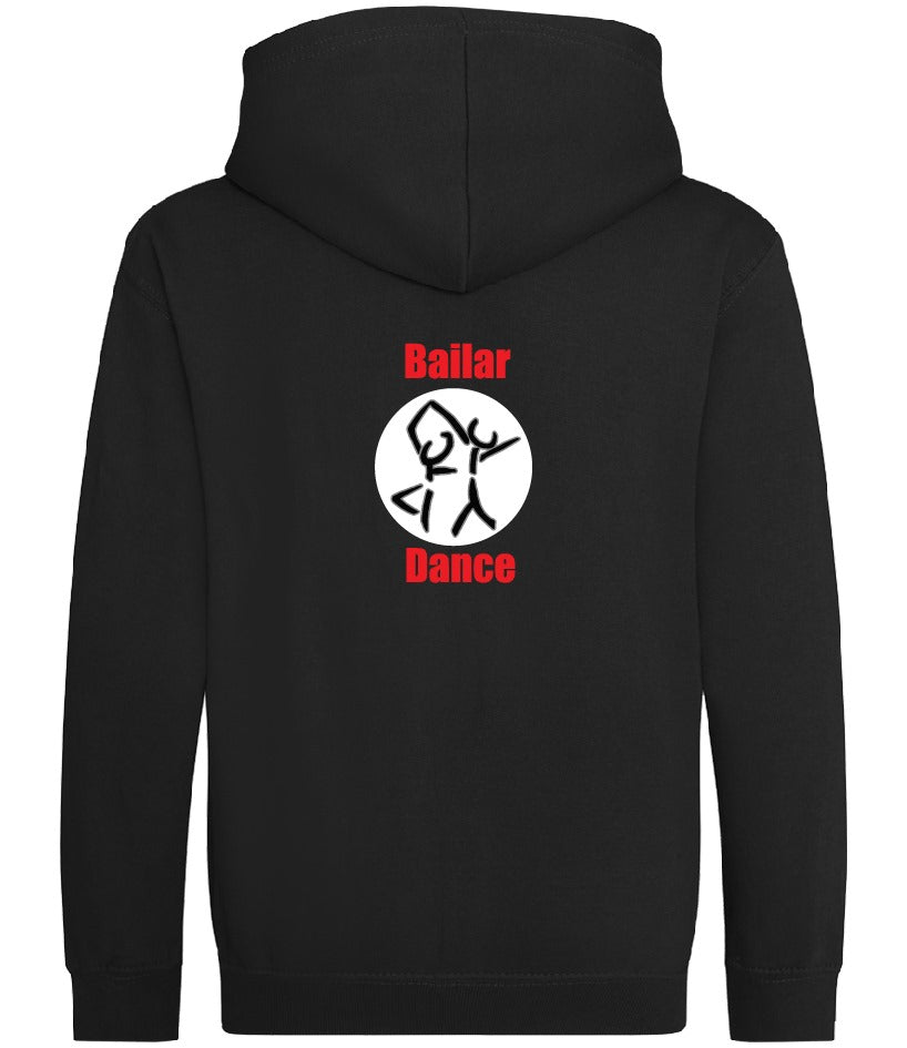 Bailar Adult Zip Hoodie. PERSONALISED. Dance