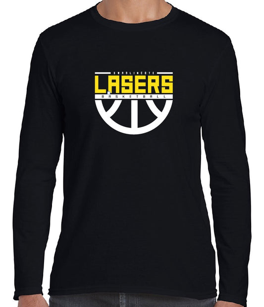 Swadlincote Lasers. Adult Long Sleeve T-Shirt