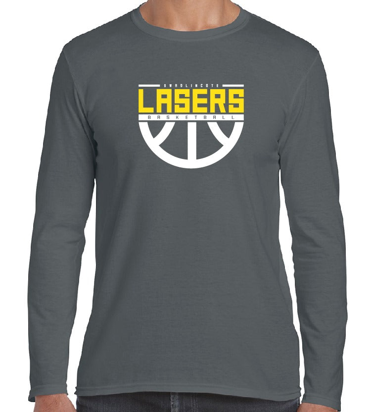 Swadlincote Lasers. Adult Long Sleeve T-Shirt