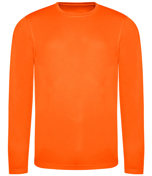 JC002 Camelford Up and Running Long Sleeve Technical T-Shirt. Personalised