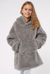 RI004 Kids Teddy Bear Fabric Oversized Oodie
