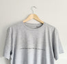 FSED Grey Typewriter Text t-shirt