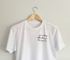 FSED White Scroll Pocket T-shirts